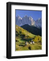 Mountains, Geisler Gruppe/Geislerspitzen, Dolomites, Trentino-Alto Adige, Italy, Europe-Gavin Hellier-Framed Photographic Print