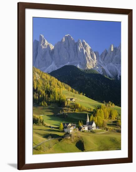 Mountains, Geisler Gruppe/Geislerspitzen, Dolomites, Trentino-Alto Adige, Italy, Europe-Gavin Hellier-Framed Photographic Print