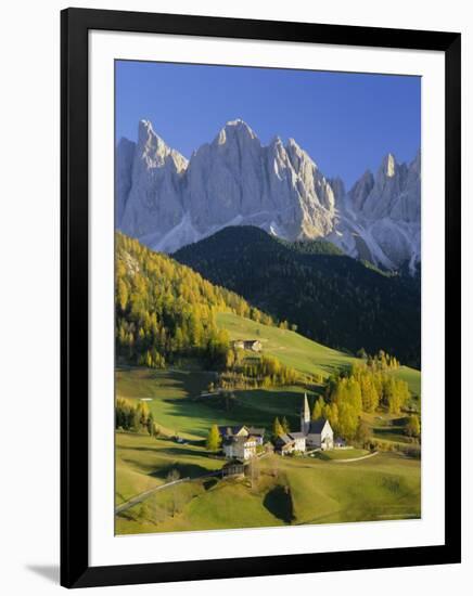 Mountains, Geisler Gruppe/Geislerspitzen, Dolomites, Trentino-Alto Adige, Italy, Europe-Gavin Hellier-Framed Photographic Print