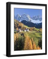 Mountains, Geisler Gruppe/ Geislerspitzen, Dolomites, Trentino-Alto Adige, Italy-Gavin Hellier-Framed Photographic Print