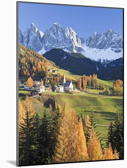 Mountains, Geisler Gruppe/ Geislerspitzen, Dolomites, Trentino-Alto Adige, Italy-Gavin Hellier-Mounted Photographic Print