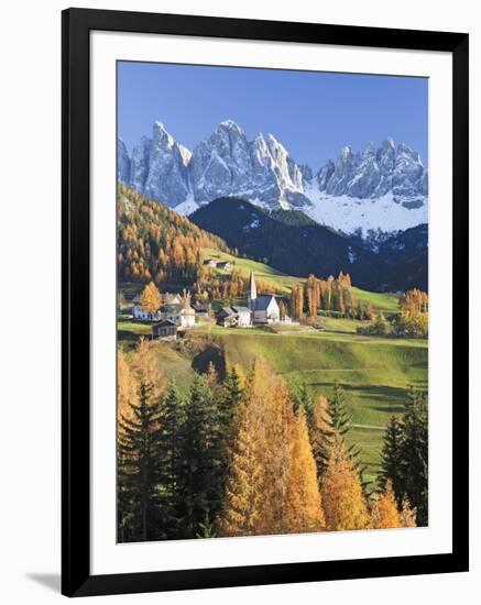 Mountains, Geisler Gruppe/ Geislerspitzen, Dolomites, Trentino-Alto Adige, Italy-Gavin Hellier-Framed Photographic Print