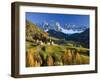 Mountains, Geisler Gruppe/ Geislerspitzen, Dolomites, Trentino-Alto Adige, Italy-Gavin Hellier-Framed Premium Photographic Print