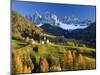 Mountains, Geisler Gruppe/ Geislerspitzen, Dolomites, Trentino-Alto Adige, Italy-Gavin Hellier-Mounted Premium Photographic Print