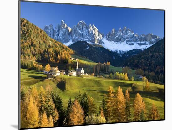 Mountains, Geisler Gruppe/ Geislerspitzen, Dolomites, Trentino-Alto Adige, Italy-Gavin Hellier-Mounted Photographic Print