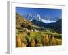 Mountains, Geisler Gruppe/ Geislerspitzen, Dolomites, Trentino-Alto Adige, Italy-Gavin Hellier-Framed Photographic Print