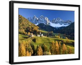 Mountains, Geisler Gruppe/ Geislerspitzen, Dolomites, Trentino-Alto Adige, Italy-Gavin Hellier-Framed Photographic Print