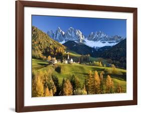 Mountains, Geisler Gruppe/ Geislerspitzen, Dolomites, Trentino-Alto Adige, Italy-Gavin Hellier-Framed Photographic Print