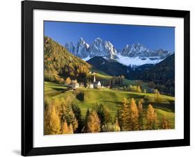 Mountains, Geisler Gruppe/ Geislerspitzen, Dolomites, Trentino-Alto Adige, Italy-Gavin Hellier-Framed Photographic Print