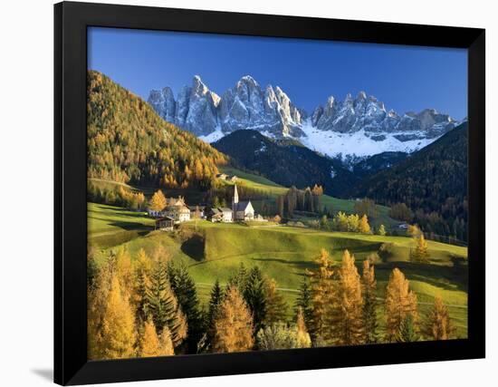 Mountains, Geisler Gruppe/ Geislerspitzen, Dolomites, Trentino-Alto Adige, Italy-Gavin Hellier-Framed Photographic Print