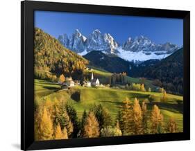 Mountains, Geisler Gruppe/ Geislerspitzen, Dolomites, Trentino-Alto Adige, Italy-Gavin Hellier-Framed Photographic Print