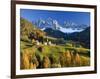 Mountains, Geisler Gruppe/ Geislerspitzen, Dolomites, Trentino-Alto Adige, Italy-Gavin Hellier-Framed Photographic Print