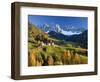 Mountains, Geisler Gruppe/ Geislerspitzen, Dolomites, Trentino-Alto Adige, Italy-Gavin Hellier-Framed Photographic Print