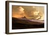 Mountains in Iceland with Storm-Howard Ruby-Framed Photographic Print