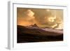 Mountains in Iceland with Storm-Howard Ruby-Framed Photographic Print