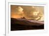 Mountains in Iceland with Storm-Howard Ruby-Framed Photographic Print