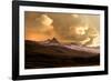 Mountains in Iceland with Storm-Howard Ruby-Framed Photographic Print