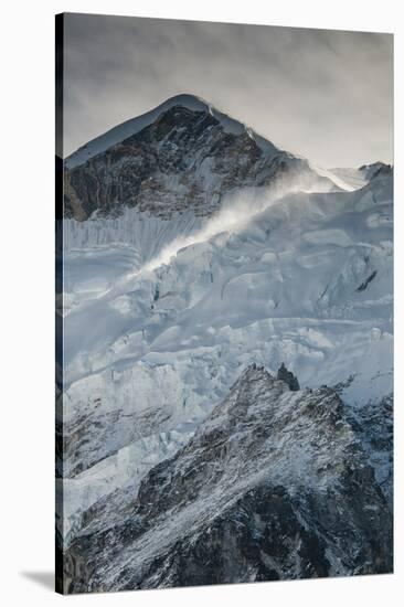 Mountains in Khumbu Valley.-Lee Klopfer-Stretched Canvas