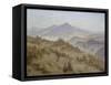 Mountains in Mists Ascending, Ca, 1835-Caspar David Friedrich-Framed Stretched Canvas