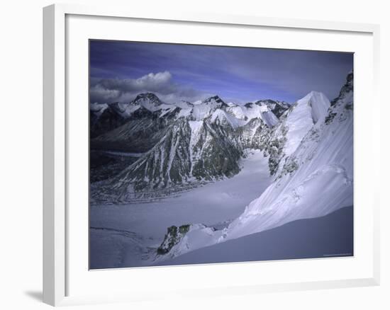 Mountains in Nepal-Michael Brown-Framed Photographic Print