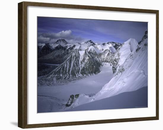 Mountains in Nepal-Michael Brown-Framed Photographic Print