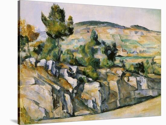 Mountains in Provence-Paul Cézanne-Stretched Canvas