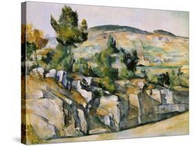 Mountains in Provence-Paul Cézanne-Stretched Canvas