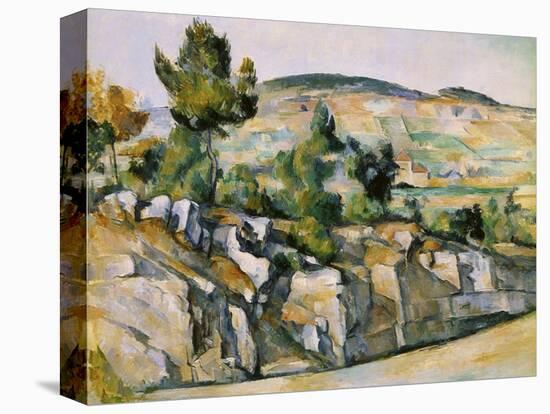 Mountains in Provence-Paul Cézanne-Stretched Canvas