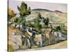 Mountains in Provence-Paul Cézanne-Stretched Canvas