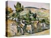 Mountains in Provence-Paul Cézanne-Stretched Canvas