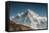 Mountains in the Khumbu Valley.-Lee Klopfer-Framed Stretched Canvas