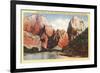 Mountains in Zion National Park, Utah-null-Framed Premium Giclee Print