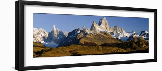 Mountains, Mt Fitzroy, Cerro Torre, Argentine Glaciers National Park, Patagonia, Argentina-null-Framed Photographic Print