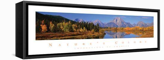 Mountains - Natures Colors-Unknown Unknown-Framed Stretched Canvas