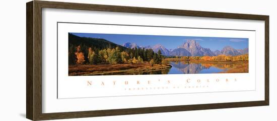 Mountains - Natures Colors-Unknown Unknown-Framed Photo