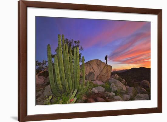 Mountains Near La Ventanaz, Baja California, Mexico-Christian Heeb-Framed Photographic Print