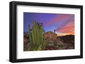 Mountains Near La Ventanaz, Baja California, Mexico-Christian Heeb-Framed Photographic Print