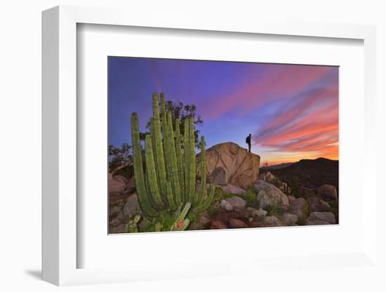 Mountains Near La Ventanaz, Baja California, Mexico-Christian Heeb-Framed Photographic Print