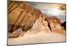 Mountains of Canyon in Sinai at Sunrise-Givaga-Mounted Photographic Print