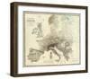 Mountains of Europe, c.1854-Alexander Keith Johnston-Framed Art Print