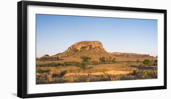 Mountains of Isalo National Park at Sunrise, Ihorombe Region, Southwest Madagascar, Africa-Matthew Williams-Ellis-Framed Photographic Print