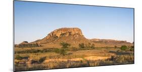 Mountains of Isalo National Park at Sunrise, Ihorombe Region, Southwest Madagascar, Africa-Matthew Williams-Ellis-Mounted Photographic Print