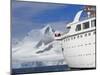 Mountains of Livingstone Range at Stern of Mv Discovery During Landing at Half Moon Bay, Antarctica-Mark Hannaford-Mounted Photographic Print