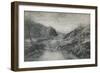 'Mountains of Moidart', c1890, (1917)-John MacWhirter-Framed Giclee Print