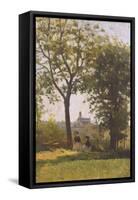 Mountains of the Cross-Silvestro Lega-Framed Stretched Canvas