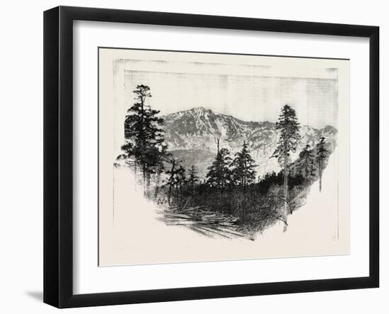 Mountains of the Tibet Frontier 17000 Feet High-null-Framed Giclee Print