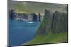 Mountains Of Vagar, Part Of The Faroe Islands. Denmark, Faroe Islands-Martin Zwick-Mounted Photographic Print