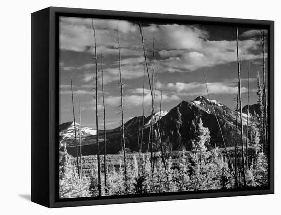 Mountains of Yukon Territory Seen from Alcan Highway-J^ R^ Eyerman-Framed Stretched Canvas