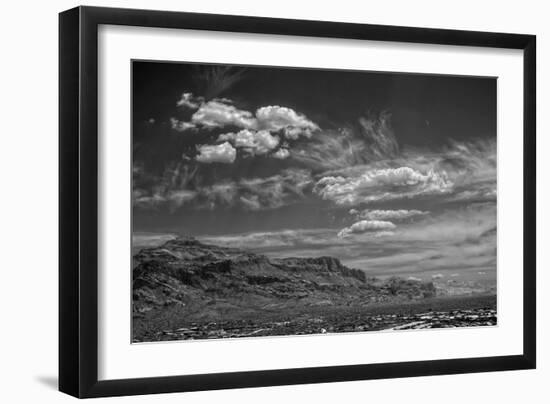 Mountains Overlooking Scottsdale Arizona-null-Framed Photo