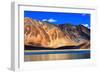 Mountains , Pangong Tso (Lake),Leh,Ladakh,Jammu and Kashmir,India-Rudra Narayan Mitra-Framed Photographic Print
